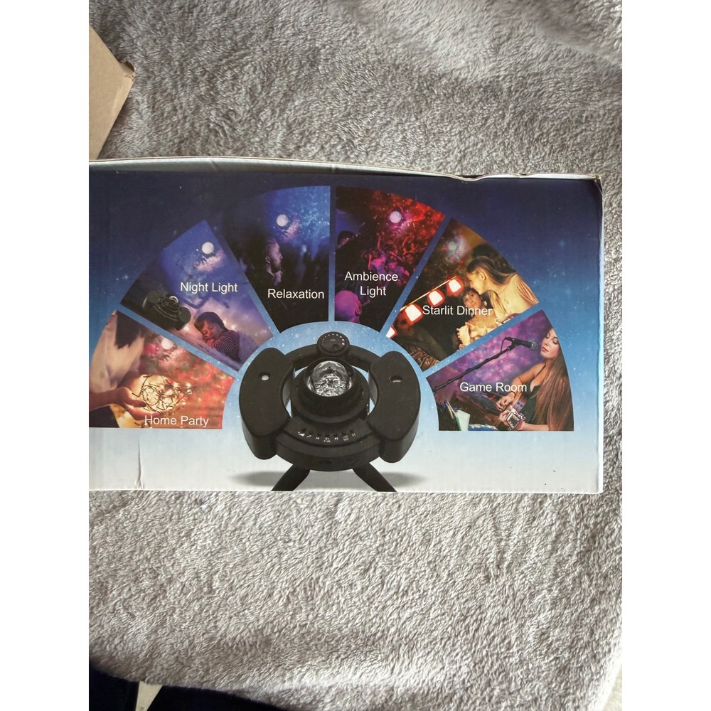 Lunale Star Projector Unisex One Size Black 4-in-1 Galaxy Night Light Lamp